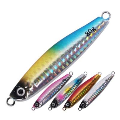 China High Quality Alloy Shore Lead Casting Lures 20g 40g 60g 80g Lead Fish Metal Jig For Fresh Saltwater for sale