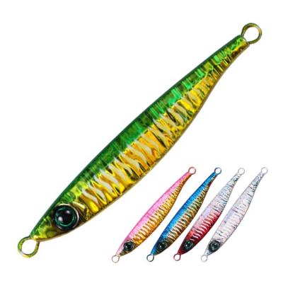 China Alloy 40g 60g 80g Metal Tuna Jig Lead Sardine Jig Metal Jig Inshore Slow Bright Saltwater Seawater Jig Lure for sale