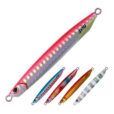 China 40g 60g Alloy Lead Long Cast Shore Lead Metal Jig Casting Fishing Lure for sale