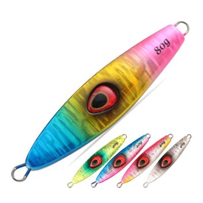 China Alloy 40g 60g 80g Metal Jig Lead Off Shore Jig Fishing Slow Lure for sale