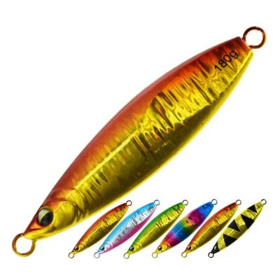 China Alloy 60g 80g 100g Lead Fast Fall Slow Bait Lure 5 Colors Factory Wholesale Metal Jig Fishing Jig Lures for sale