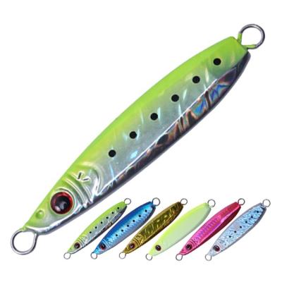 China 20g/40g/60g/80g/100g alloy saltwater lead metal basing lures fishing vertical artificial jig metal bait jig for sale