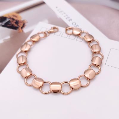 China Wholesale Elegant Pure 18K Gold Ladies Bracelet Jewelry And Deliver Free Exquisite Jewelry Box Sample To New Customers for sale