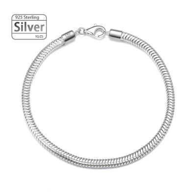 China FASHIONABLE GX 925 Sterling Snake Rope Chain Bracelet Pure Silver Chain Bracelet For Jewelry Chain Gift Set 1 for sale