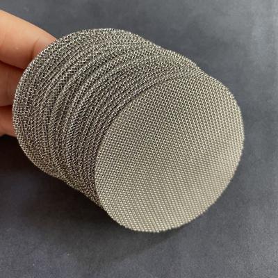 China High Quality Stocked Kitchen Coffee Filter Accessories Thickened Metal Multi-Layer Sintered Porous Filter for sale