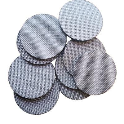 China Wholesale Reusable Bottomless Metal Sintered Wire Stocked Portafilter Filter Discs Stainless Steel Mesh Plate for sale