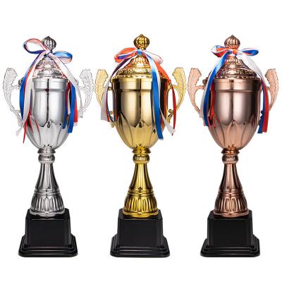 China Customizable Japan Champions Trophy Competition Business Metal Trophies Awards Soccer Trophy for sale