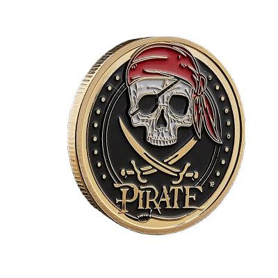 China 2021 Europe Pirate Ship Gold Treasure Coin Lion Of The Sea Running Wild Collectible Coin for sale