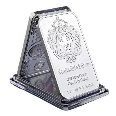 China Europe Silver Fine Silver One Troy Ounce 1 Bars Bullion In God Us Trust Coin Custom for sale