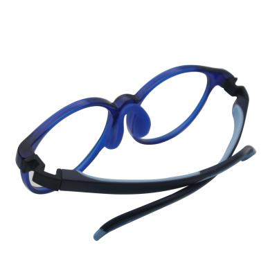 China 2021 Fashion Anti LIGHT BLUE JOSEEN Colorful Blocking Glasses Optical Frames Cute Flexible Silicone Kids Glasses For Kids for sale