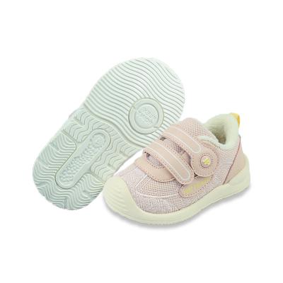 China New Style Design Kids Shoe Breathable Luxury Soft High Quality Breathable Mesh Baby Pink Baby Pink Flat Shoes OEM/ODM for sale