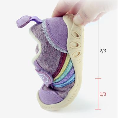 China Infant Breathable Purple Baby Stylish Soft Warm Warm Walk For Kids Girl Sneakers Toddler Insoles Comfortable Shoes for sale