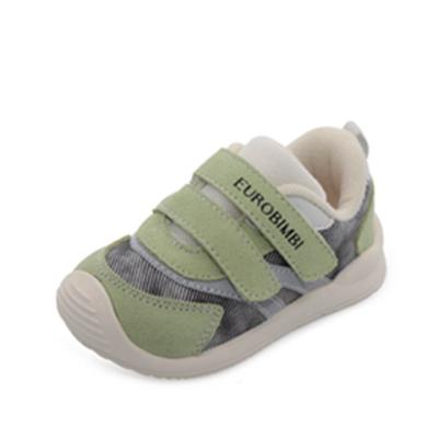 China Boy and Girl Toddler OEM/ODM Fashion Camouflage Pattern Thermal Green Soft-Soled Flat Synthetic Leather Sneakers for sale