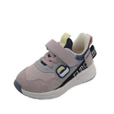 China Latest Design Flat Comfortable Durable Purple 2022 Kids Casual Walking Shoes Children School Sneakers for sale