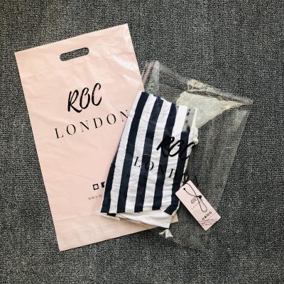 China Eco-Friendly Custom Made Opp Moisture Proof Clear Bag Custom Size Logo Printing Poly Bag With Adhensive Tape For Packaging Hot Selling for sale