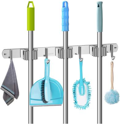 China The minimalist simple atmosphere soft and easy to clean the mop drying broom display broom and broom holder for sale