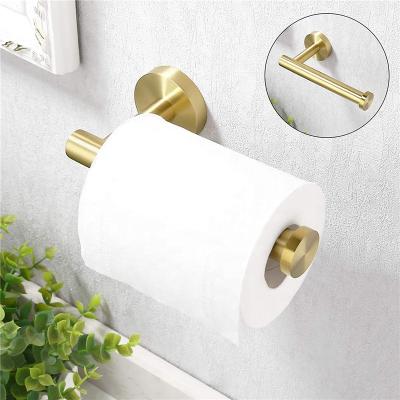 China Modern Kitchen Towel Holders sus304 Stainless Steel Toilet Paper Tissue Paper Roll Towel Holder Bathroom Steel Paper Accessories for sale