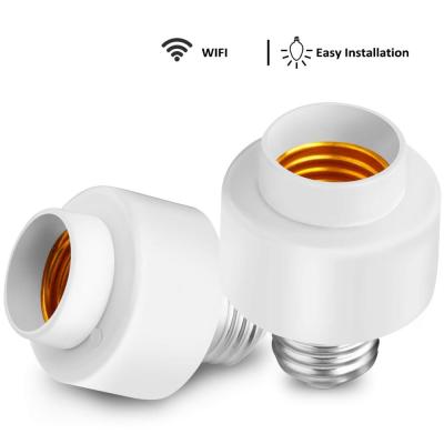 China Screw UEMON Smart Life Alexa Control Timing E27 Smart Wifi Led Bulb Lamp Holder for sale