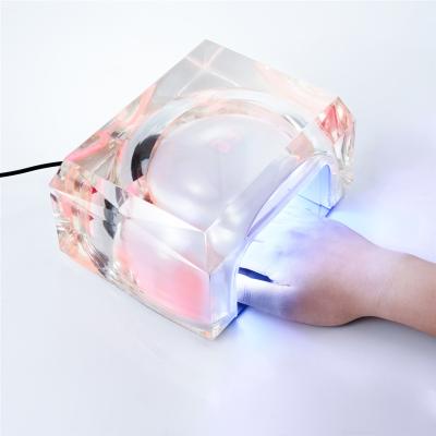 China Sun Crystal 120W Nail Dryer Fast Cure Best New Design Acrylic LED Gel SPT Electric UV Led Lamp With Infrared Light On Regular Nail Polish Sale for sale