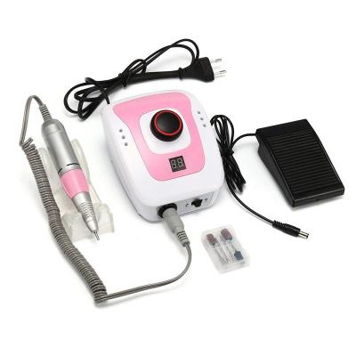 China High Speed ​​Nail Beauty Products Nail Kits,/Professional Electric Nail Drill 35000 RPM Nail Salon Hand Piece Nail Drill File Machine for sale