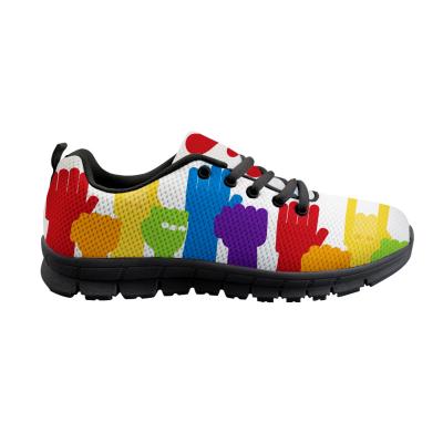 China Fashion Trend Customized Polynesian Tribal Comfortable Sports Shoes Design Style Outdoor Rise Running Shoes for sale