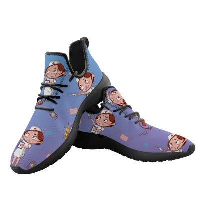 China Polynesian unique fashion style design trend ladies travel home daily wear sneakers sports shoes woman for sale