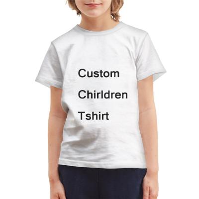 China Custom OEM QUICK DRY Wholesale Support LOGO Shirt Clothing Tops T-shirt Printing Short Sleeve Boy Kids Custom Design Kids T-shirt for sale