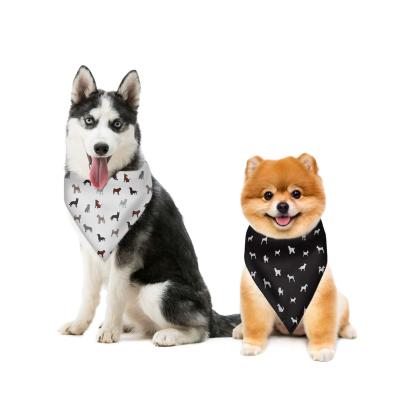 China Viable Triangular Bandage / Pet Image Customized Logo Adjustable Tie On For Puppies Bunny Design Scarf Bids Scarf Accessories Saliva for sale