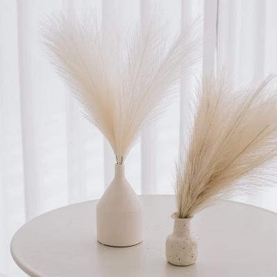 China China Manufacture Fake Pampas Grass Factory Directly Sale Pampas Grass Professional Pampas Grass 60cm Yarn Cloth+iron for sale