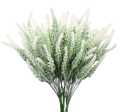 China Beautiful Colorful Artificial Flower Artificial Flowers 6 Bundles Lavender Bouquet For Wedding Home Office Decoration Stream Lavender Pampas Grass Artificial Flowers for sale