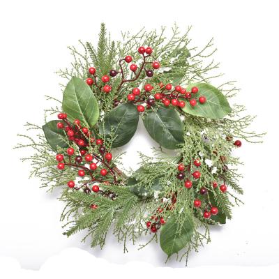 China Hot Selling Cheap Custom Made Holiday Autumn Wreath Christmas Wreath Door Flower Garlands for sale