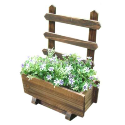 China Garden Wooden Flower Pot for sale