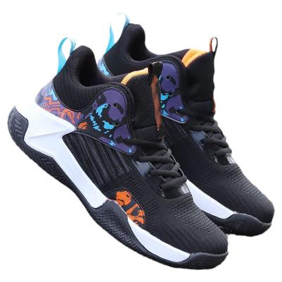 China New 2023 Summer Men's All-match Tide Breathable PVC Student Sports Net Outdoor Basketball Board Shoes for sale