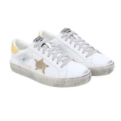 China Anti-slip dirty shoes spring Korean version of the new fashionable old retro shoes ladies all-match white casual sneakers for sale