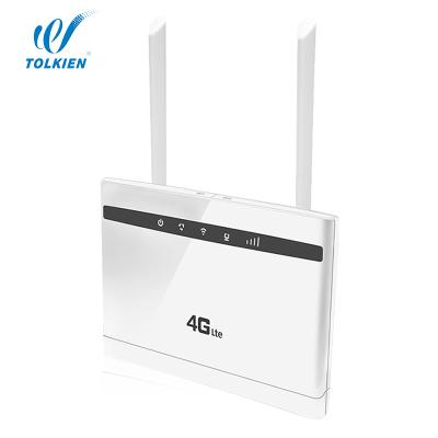 China 4g 4G LTE CPE Router For Live Streaming Wifi Hotspot Sharing 2 External Antenna 300mbps High Speed ​​With SIM Card Slot for sale