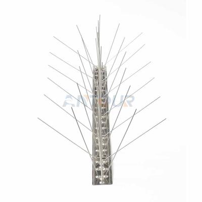 China Viable Stainless Steel Bird Spikes For Pigeons And Other Small Birds for sale