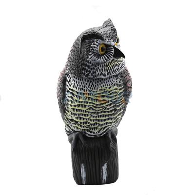 China Sustainable Outdoor Garden Protection 360 Degree Rotate Head Plastic Bird Alert Owls for sale