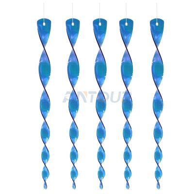 China Viable Hanging Spiral Bird Repellent Reflective Alert Rods for sale