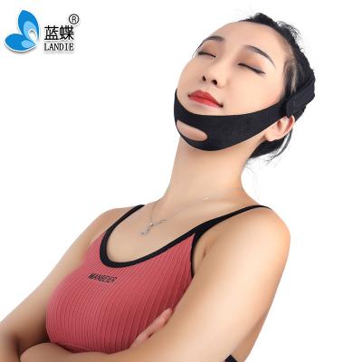 China Comfortable Deep Stopper Anti Snoring Sleeping Aid Device Adjustable Chinstrap for sale