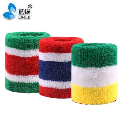 China Sports Activities Cotton Sweatband Sweatband Wrist Band Wristband for sale