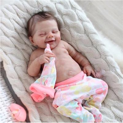 China Doll limbs is 20 inch Bebe April Realistic Hot Sale Doll reborn active 50cm Bebe Reborn Silicone Reborn Baby Doll for sale