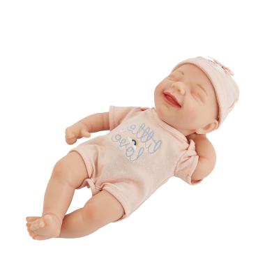 China 12 Inch 30cm Full Body Silicone Realistic April Sleep Baby Bebes Reborn Dolls Anti-Stress Lifelike Real - Doll for sale