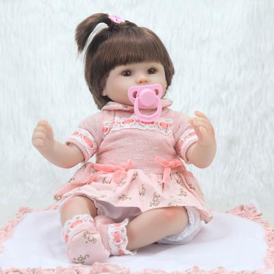 China Doll limbs is wholesale newborn baby doll 42 cm small vinyl lifelike soft realistic simulation reborn active doll - doll for sale