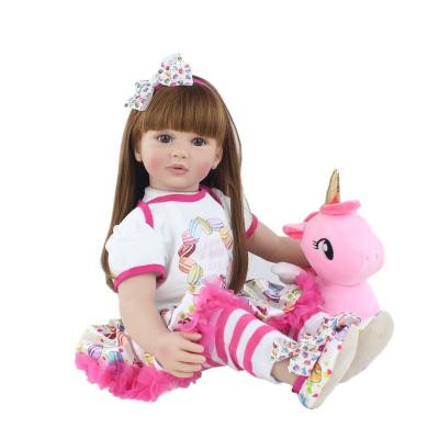 China Doll Limbs is Princess 60cm Reborn Active Reborn Baby Dolls Princess Babies Alive Realistic Silicone Vinyl Toddler Doll for sale