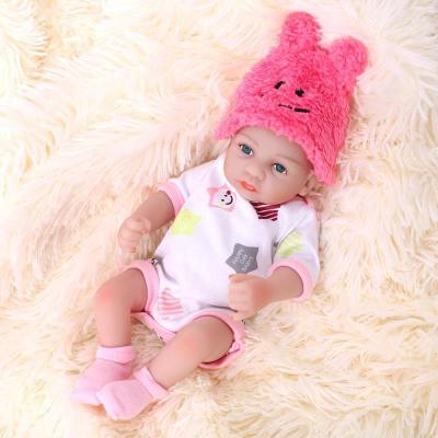 China Doll Limbs is Full Silicone 11 Inch Active Silicon Baby Twins Doll Realistic Reborn Doll Girl Looks Real Silicone Vinyl Mini Baby Doll for sale