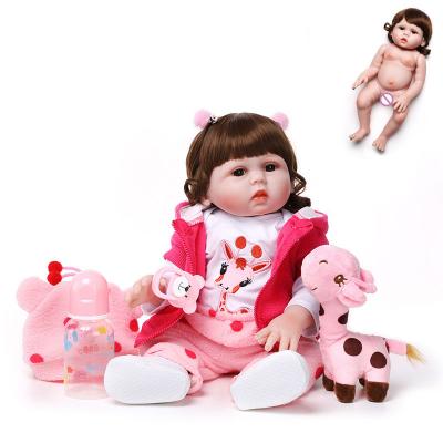 China Doll limbs can be reborn 100% active soft silicone vinyl baby dolls 48 cm vinyl reborn doll lifelike girl dolls for sale