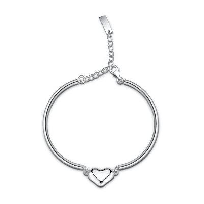 China High Quality 925 Sterling Silver CLASSICS Heart Bracelet Jewelry for Women Gifts for sale