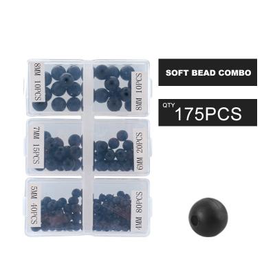 China CK3014 CARPKING 175PCS PVC Carp Fishing Beads PVC Beads Kit Box Carp Fishing Rig Diameter 4mm-8mm For Carp Fishing Tackle for sale