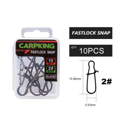 China CK9213 Stainless Steel CK9213 Stainless Steel Connector Clip Snap Lock Snap Pin Fast Lock Fishing Accessories Tackle Quick Change For Terminal Tackle for sale