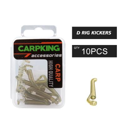 China CK3016 TPR Carp Fishing Accessories 10PCS Mini D Rig Aligner Connector Sleeve Rubber Line Aligners For Hair Rig for sale